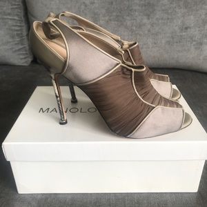 Satin and Tule Spring 2007 Manolo Blahnik heels